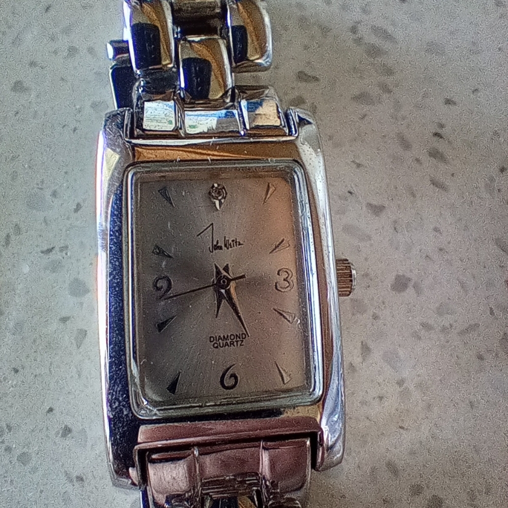 John Weitz Diamond Quartz Watch